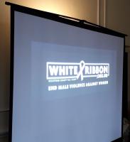 nthea, Chief Executive of White Ribbon UK came to speak to us about this organisation which is growing by the day. This is the UK campaign to end violence against women. Founded in 2005 their mission is to end male violence against women, once and for a