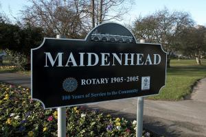 Maidenhead Rotary Sign