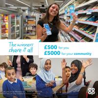 Help Us To Win  Co-Op Local Community Fund