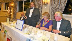 70th Anniversary Dinner Top Table 1