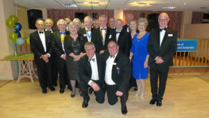 Langport & Somerton members - all dressed up and ready to party