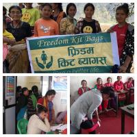 Freedom Kit Bags Support for Women in Nepal