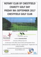 Charity Golf Day Friday 8th SEptember 2017