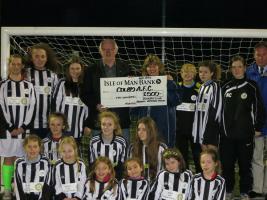 Rotary Donates New Kit to Colby FC Juniors Girls Team in March 2014