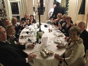 Rotarians from Abergavenny and their partners enjoy a wonderful evening at the Crickhowell Ball