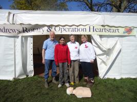 Stroke Awareness Day 2012 at Fife Show supporting Heart Start