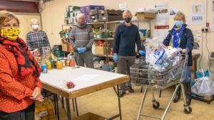 Droylsden Food Bank - assistance during Covid