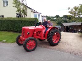 Steve and Richard on tractor