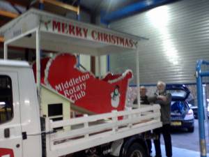 The Completed Middleton Xmas Float