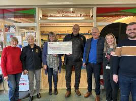 £350.00 donated to Worsbrough Community Pantry
