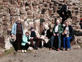 Delegates at the Giant's Causeway and in Belfast