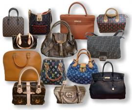 Pre-used handbags for sale.