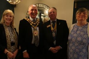 Paul and Elizabeth, Their Worships The Mayor and the Mayoress of LB Richmond Upon Thames, Cllr Geoff Acton and Mrs Eileen Acton.