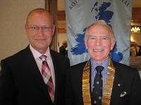 Ray Pead with President Jim Macgregor