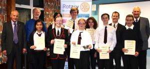 Kirkcudbright Academy - Rotary Youth Speaks 2016