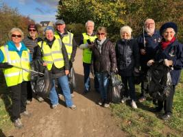 Pie and Litter Pick