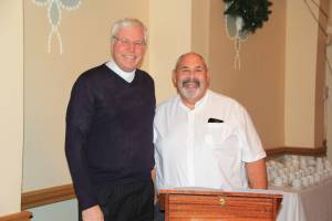 Reverend Canon Barry Wilson and President Peter Saunders