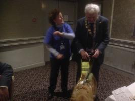 Debbie and Margaret spoke about the work of Guide Dogs Scotland
