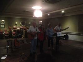 Willow Moon entertained with a variety of harmonies - folk, traditional, country and American.
