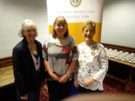 Joint Presidents Cheryl and Ruth with Maggie Forkes of STAR