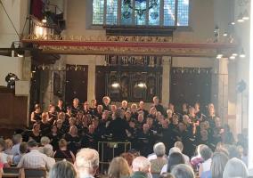 The Belgian Choir singing in St Martin's Church Epsom