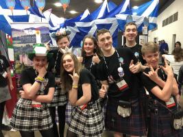 WHA Students Fly the Flag for Scotland and the Local Community