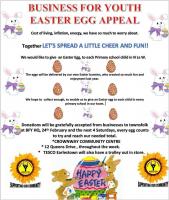 BUSINESS FOR YOUTH EASTER EGG APPEAL
