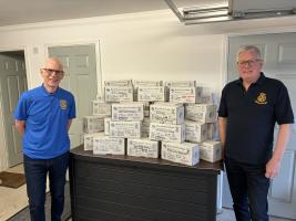 61 shoe boxes collected for Eastern Europe