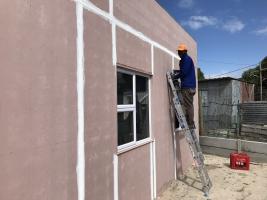 Progress on the new classroom at Ilitha in mid October 2017