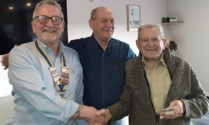 Dougie receives one of Rotary's highest awards