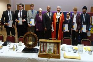 Jack Evans Award Winners 2016 with the Mayor & Mayoress of Hillingdon Cllrs. Geroge and Judith Coopers