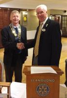 Tuesday 4th July saw President Mike Clutton hand over the reins to incoming President John New.