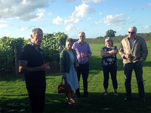 Rotaventure! Members and friends tour Kerry Vale Vineyard