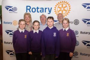 Kingcase Primary School in Annual Rotary District Quiz Final. 