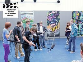 This image is from a previous Oswestry young film-Makers masterclass in 2013 with award winning feature film director Greg Hall, producer Becky Finlay-Hall and writer/actor Paul Marlon at The Centre, Oak Street, Oswestry 