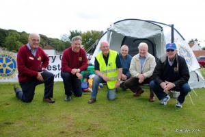 Rotarians ready for the Limekilns and Charlestown public