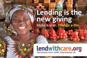 “Lending is the new giving Make a loan, change a life”