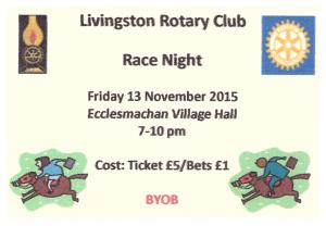 Livingston Rotary Race Night