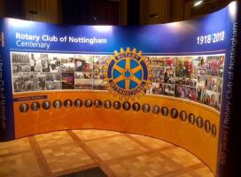 Display banners record 100 year history for Lord Mayor