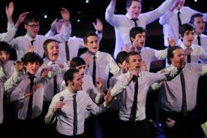 The Charity concert at the Follies Theatre, Folly Farm, will star the 'Only West Boys Aloud'