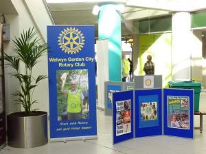 Rotary Day Publicity Event in the Howard Centre