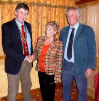 Eira Jones with President Elfed and PP david