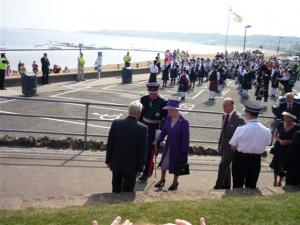 The Queen Arrives in North Berwick Thur 2 July 09
