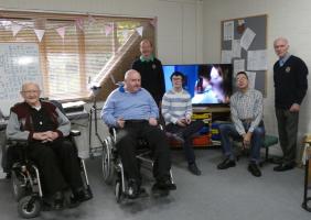 New TV donated to Victoria Park Day Centre