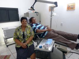 A simple dental surgery with Brazilian Rotarians
