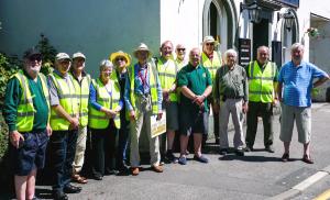 Rotary Club members prepare to guide traffic for a successful Carnival 2017