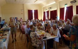 An excellent lunch was enjoyed and supported by a large attendance
of members and friends