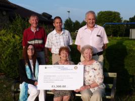 Great Baddow Races Cheques Presentation