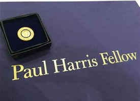 PAUL HARRIS AWARD TO MARTIN MUSTART