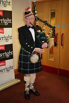 Bill Bissett our piper for the evening